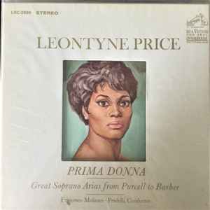 Leontyne Price - Prima Donna-Great Soprano Arias From Purcell To Barber album cover