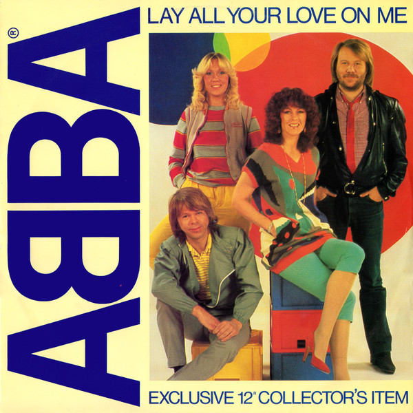 傷反りなし非売品/レア盤/ABBA/Lay all your love on me - 洋楽