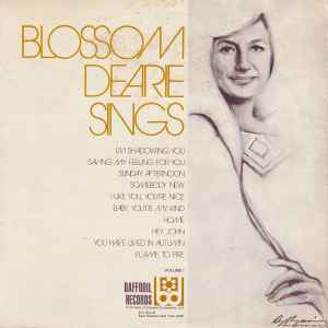 Blossom Dearie - Blossom Dearie Sings, Volume I album cover