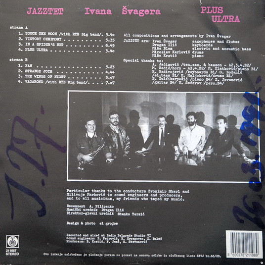 descargar álbum Jazztet Ivana Švagera - Plus Ultra