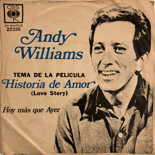 love story andy williams lyrics