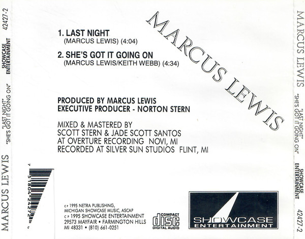 baixar álbum Marcus Lewis - Last Night Shes Got It Going On