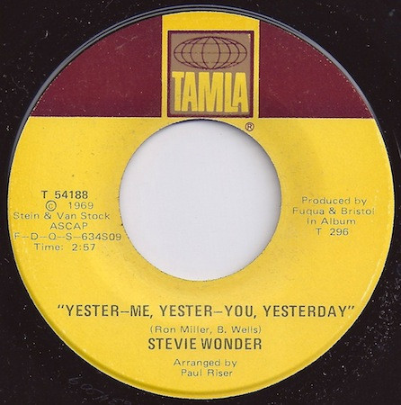 télécharger l'album Stevie Wonder - Yester Me Yester You Yesterday Id Be A Fool Right Now