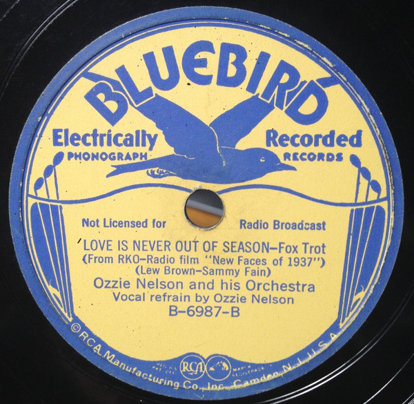 baixar álbum Ozzie Nelson And His Orchestra - Our Penthouse On Third Avenue Love Is Never Out Of Season