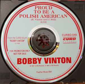 Bobby Vinton - Proud To Be A Polish American album cover