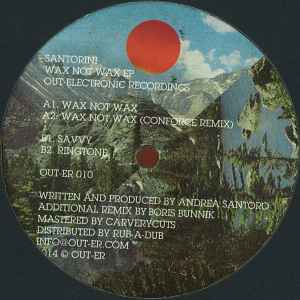 Wax Not Wax EP - Santorini