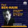 Paul Ben-Haim - Carmel Quartet, Shuli Waterman - Chamber Music For Strings
