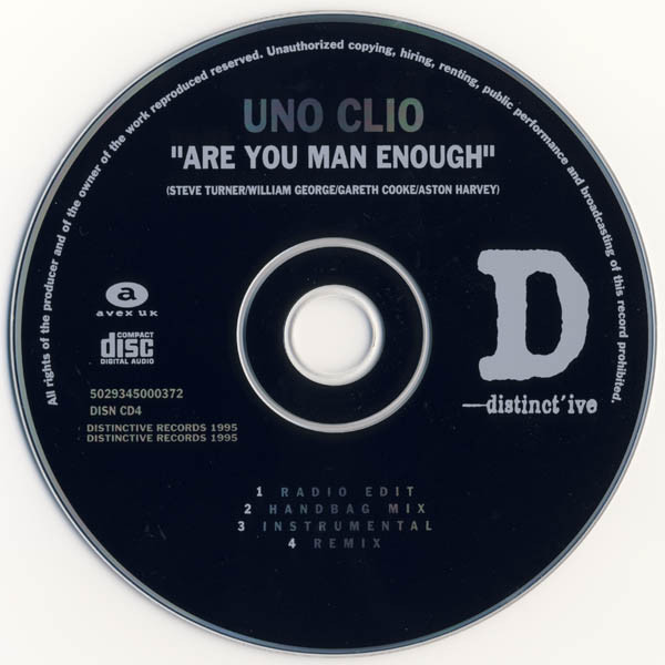 lataa albumi Uno Clio - Are You Man Enough
