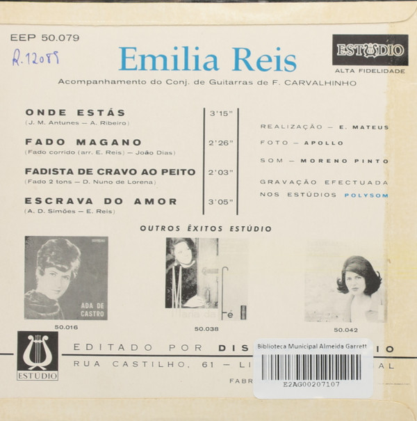 descargar álbum Emilia Reis - Fados