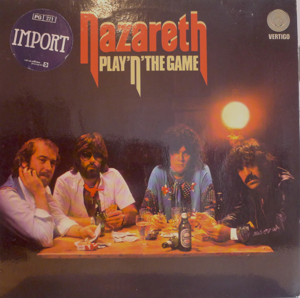 Обложка конверта виниловой пластинки Nazareth (2) - Play 'N' The Game