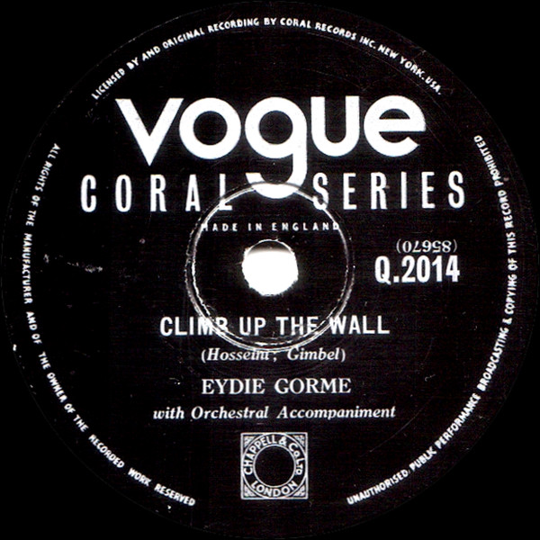 Album herunterladen Eydie Gormé - Frenesi Climb Up The Wall