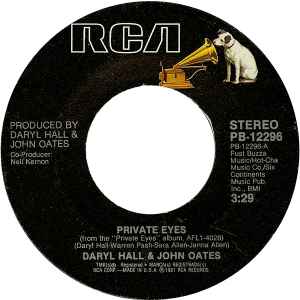 Daryl Hall & John Oates – Private Eyes (1981, Monarch Pressing