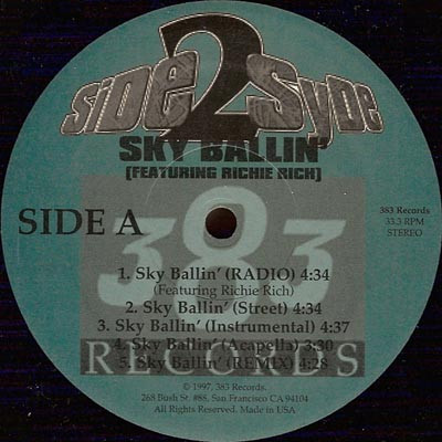 Side 2 Syde – Sky Ballin' (1997, Vinyl) - Discogs