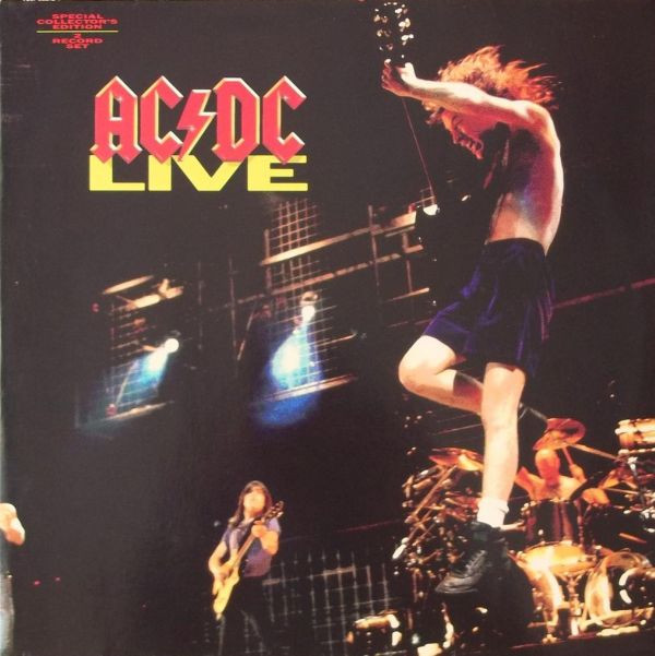 Обложка конверта виниловой пластинки AC/DC - Live