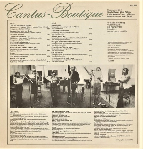 Album herunterladen CantusChor - Cantus Boutique