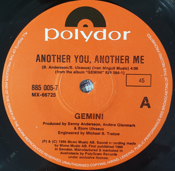 Album herunterladen Gemini - Another You Another Me