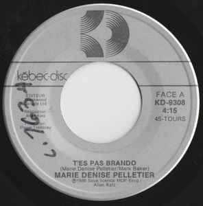 Marie Denise Pelletier - T'es Pas Brando album cover