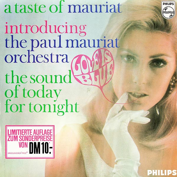 Обложка конверта виниловой пластинки Paul Mauriat and His Orchestra - A Taste Of Mauriat