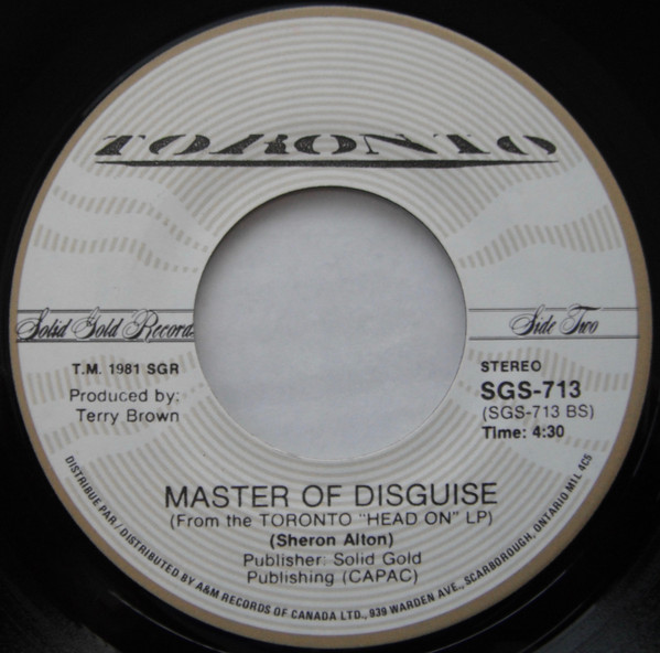 télécharger l'album Toronto - Enough Is Enough Master Of Disguise