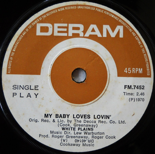 White Plains - My Baby Loves Lovin' | Releases | Discogs