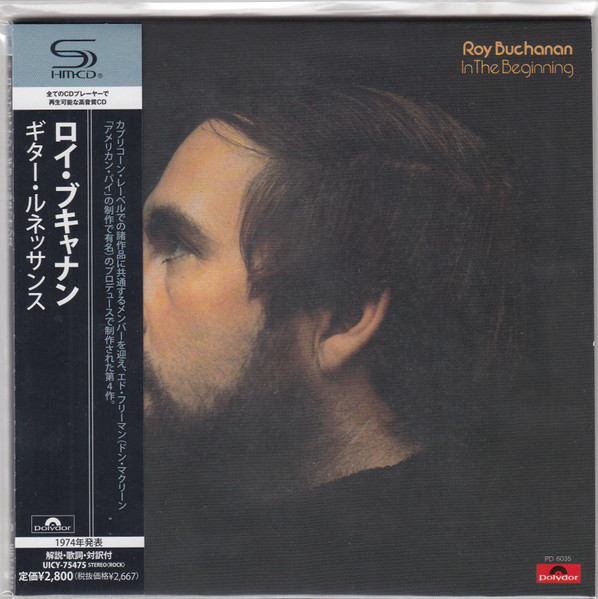 Roy Buchanan – In The Beginning (2013, SHM-CD, Paper Sleeve