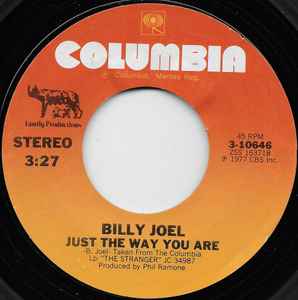 Billy Joel - Just The Way You Are  album cover