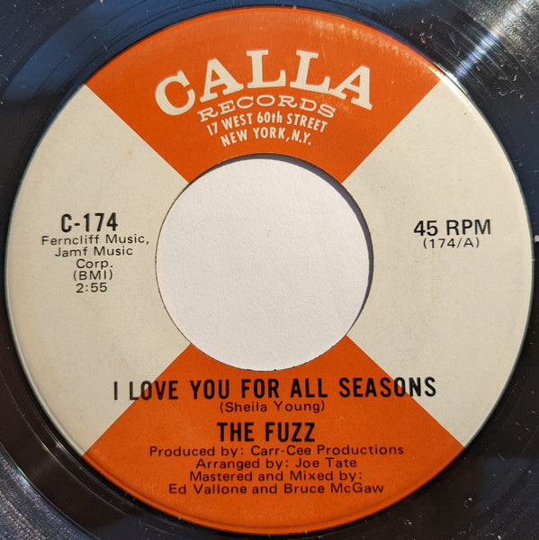 The Fuzz – I Love You For All Seasons (1971, Vinyl) - Discogs