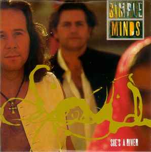Simple Minds - She's A River album cover