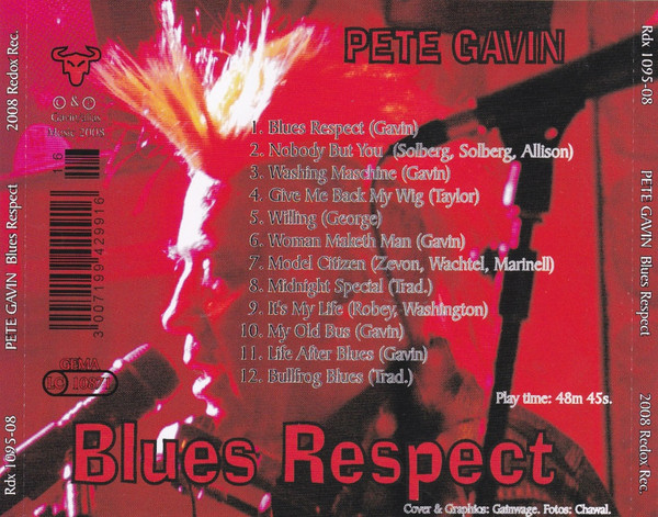 télécharger l'album Pete Gavin - Blues Respect