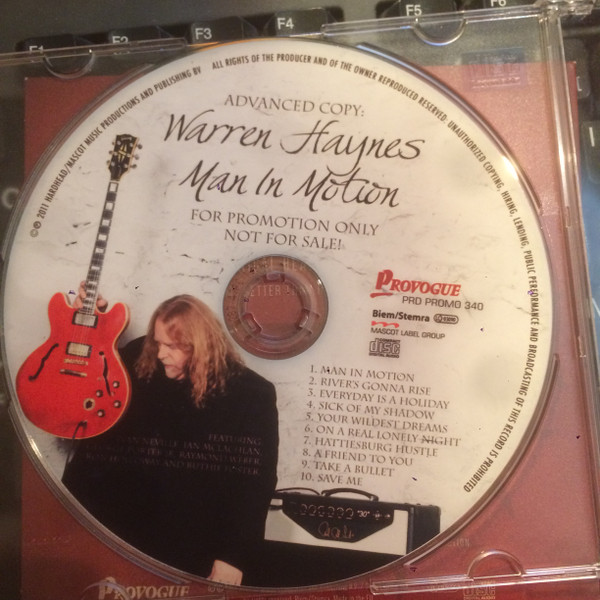 Warren Haynes – Man In Motion (2011, Digipak, CD) - Discogs