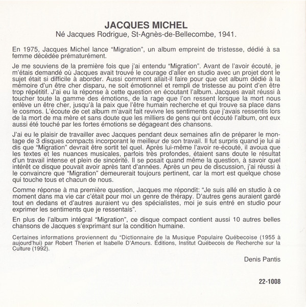 Album herunterladen Jacques Michel - Migration