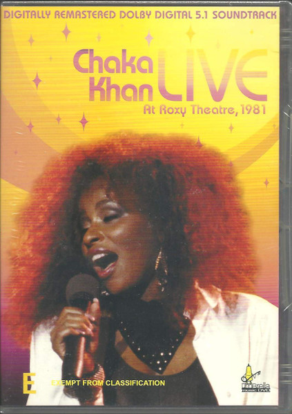 Chaka Khan – Live At Roxy Theatre (2003, Dolby Digital 5.1, DVD 