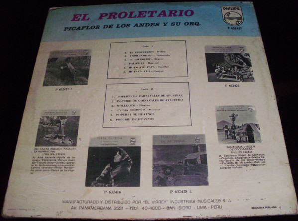 télécharger l'album Picaflor De Los Andes - El Proletario