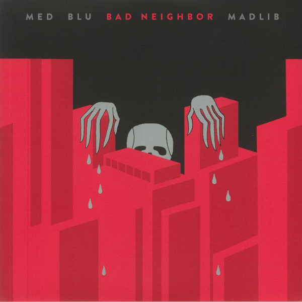 M.E.D., Blu, Madlib – Bad Neighbor (2021, Red & Black, Vinyl 
