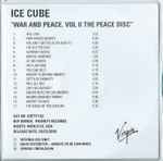 Ice Cube - War & Peace Vol. 2 (The Peace Disc) | Releases | Discogs