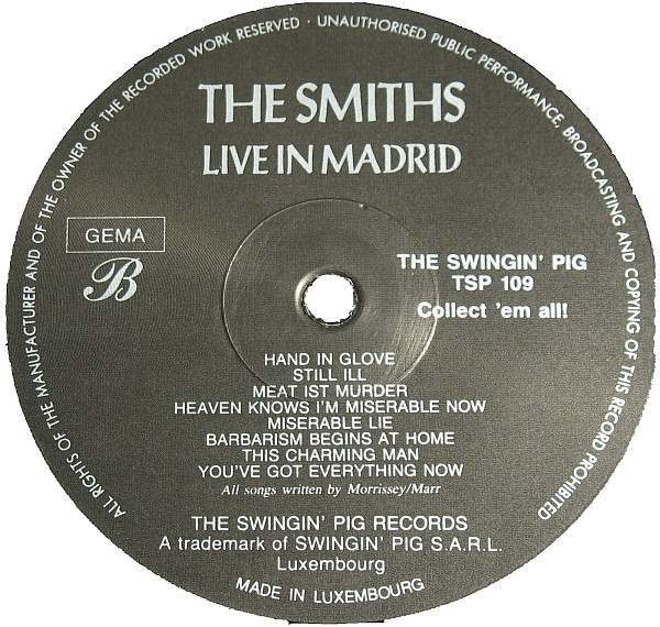 baixar álbum The Smiths - Live In Madrid