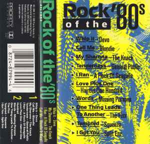 Rock Of The '80s (1990, Cassette) - Discogs