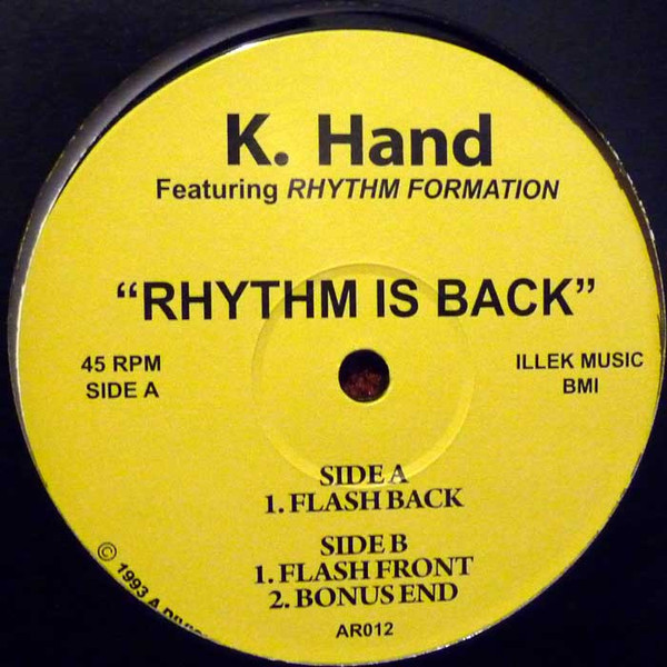 K. Hand Featuring Rhythm Formation - Rhythm Is Back | Acacia Records (AR012)