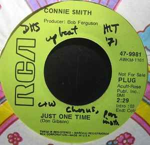 1971 Country CONNIE SMITH Just One 時間 / / Don´t Walk Away VG 7