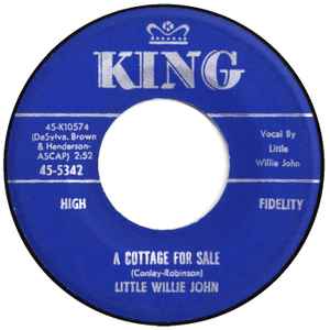 Little Willie John - A Cottage For Sale / I'm Shakin' album cover