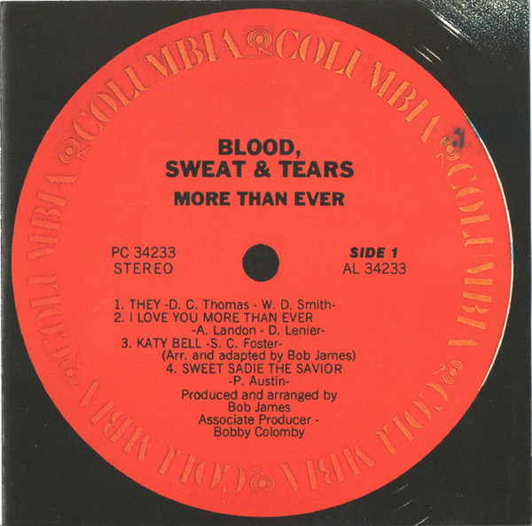 Blood, Sweat & Tears - More Than Ever | Releases | Discogs