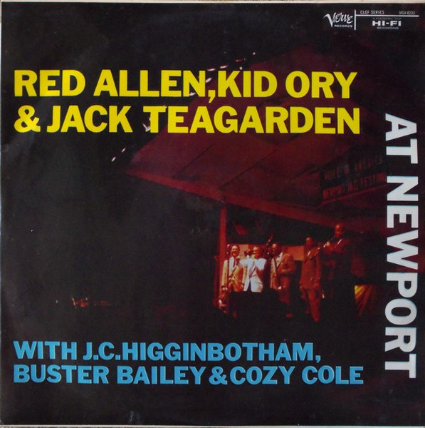 Red Allen With Kid Ory And Jack Teagarden - At Newport | Releases 