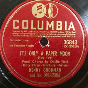 Benny Goodman And His Orchestra - It's Only A Paper Moon / I'm Gonna Love That Guy album cover