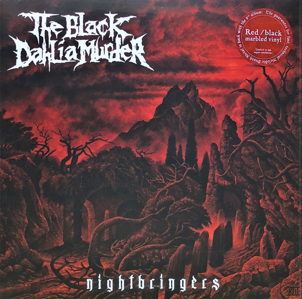 The Black Dahlia Murder – Nightbringers (2017, Red Translucent W/Black ...