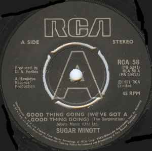 Good Thing Going (We've Got A Good Thing Going) / Hung Up - Sugar Minott / Desi Roots