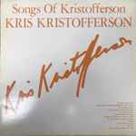 Cover of Songs Of Kristofferson, 1991-06-20, Vinyl