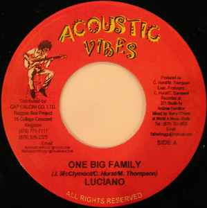 Luciano (2) - One Big Family album cover