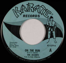 lataa albumi The Accents - On The Run Hes The One