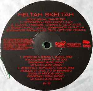 Heltah Skeltah - Nocturnal (Sampler) album cover