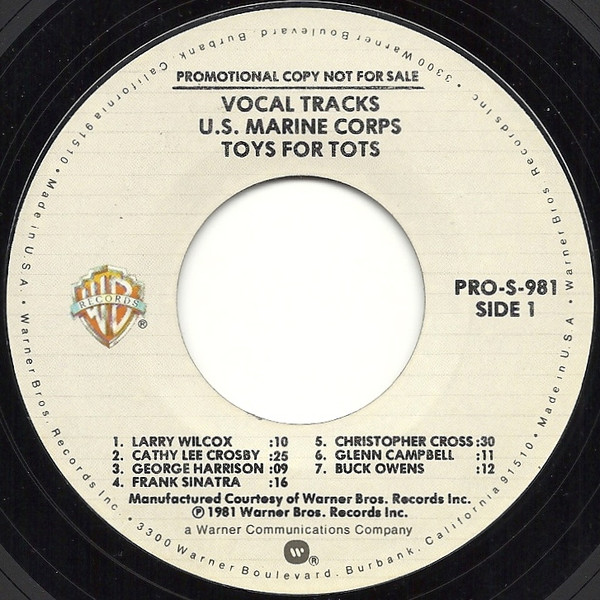 Album herunterladen Various - Vocal Tracks US Marine Corps Toys For Tots